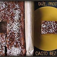 Duże, proste ciasto bez jajek