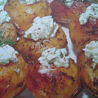 Pieczone ziemniaczki z dipem