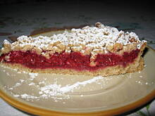 Fot. Monika09, Tarta razowa z malinami