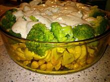 Fot. bobo100, Sałatka brokułowa z piersią kurczaka