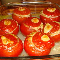 Pomidorki zapiekane z oscypkiem