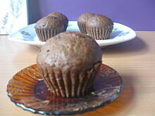 Fot. MonikaMariolka, Muffinki czekoladowo - bananowe