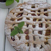 Ciasto ze śliwkami (owocami)