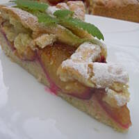 Ciasto ze śliwkami (owocami)