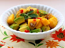 Fot. Barb82, Wspomnienie lata, sałatka z mango i awokado