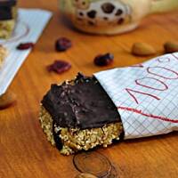 Batoniki owsiane w czekoladzie