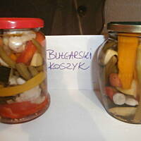 Marynowane kolorowe warzywa