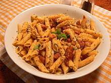 Fot. wirbażka, Penne z krewetkami