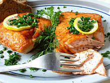 Fot. Mama - Różyczki, Łosoś ze szczypiorkiem