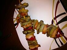 Fot. bobo100, Szaszłyki śledziowe smakołyki