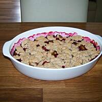 Crumble z sliwek wegierek(Zwetschgen-Zimt-Crumble)