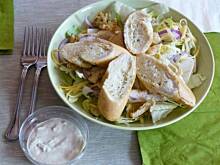 Fot. Babeczka_piecze, Sałatka a'la Cezar