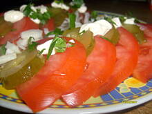 Fot. pwyso, "caprese" z ogrodu