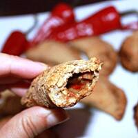 Pierożki z mąki żytniej