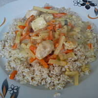 Kurczak w sosie śmietanowo - ziołowym