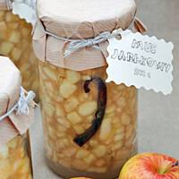 Waniliowe jabłka na szarlotkę