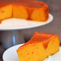 Sernik dyniowy z sosem toffi
