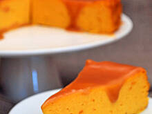 Fot. domaskowa, Sernik dyniowy z sosem toffi
