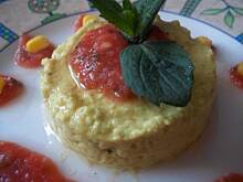 Fot. BeatrisL, Mus z bakłażana i kurczaka z pomidorowo-miętowym sosem.