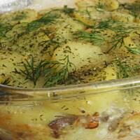 Zapiekanka grzybowo-ziemniaczana 2.