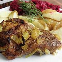 Żeberka garam masala.