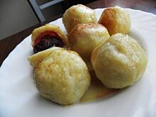 Fot. msewka, Knedle ze śliwkami.