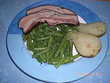 Fot. stokrotka390, Fasola szparagowa, gruszki i boczek - tradycyjna potrawa polnocnych Niemiec