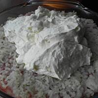 Ryż zapiekany na słodko.