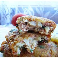 Kotlety rybne z mieloną wołowiną