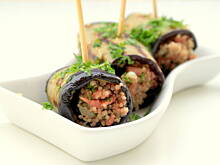 Fot. Barb82, Bakłażanowe roladki z kuskusem i wątróbką