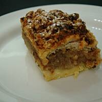 Mocno pomarańczowa szarlotka