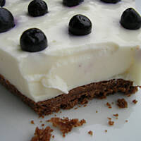 Piegowata tarta panna cotta