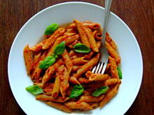 Fot. kasia_sach, Penne z sycylijskim pesto