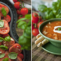 Krem z zapiekanych pomidorów