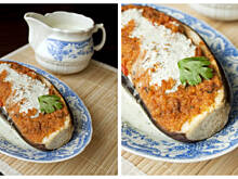 Fot. komarek, Nadziane bakłażany na wakacjach w Grecji (po sezonie)