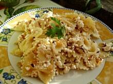 Fot. Anna Z, Makaron z serem i cebulką