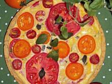 Fot. judik, Serowa tarta z kolorowymi pomidorami