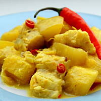 Dyniowe curry z rybą