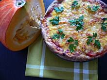 Fot. BernadettaP, Otrębowa pizza z dynią
