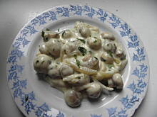 Fot. Asia Ble, Pieczarki duszone w śmietance