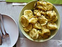 Fot. Babeczka_piecze, Łososiowe ravioli z emulsją koperkowo-cytrynową