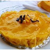 Złoty sernik dyniowy - na zimno