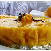 Złoty sernik dyniowy - na zimno