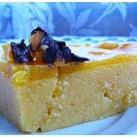 Złoty sernik dyniowy - na zimno