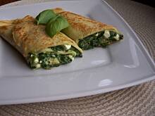 Fot. gosia s, Naleśniki ze szpinakiem i fetą