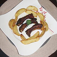 Żeberka w cukrze trzcinowym z korzenną nutą