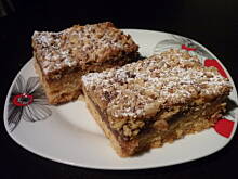 Fot. pralina, Drożdżowy placek z syropem bakaliowym - łatwy i pyszny!