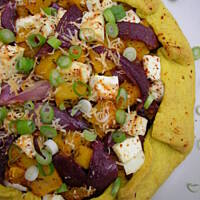 Rustykalna tarta z dynią