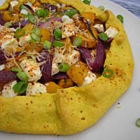 Rustykalna tarta z dynią