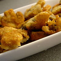 Pieczarki w chrupiącej panierce